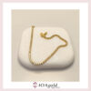 IOA-gold 14k bracelet -white zircon stones bov b IOA-gold 14k bracelet -white zircon stones bov b