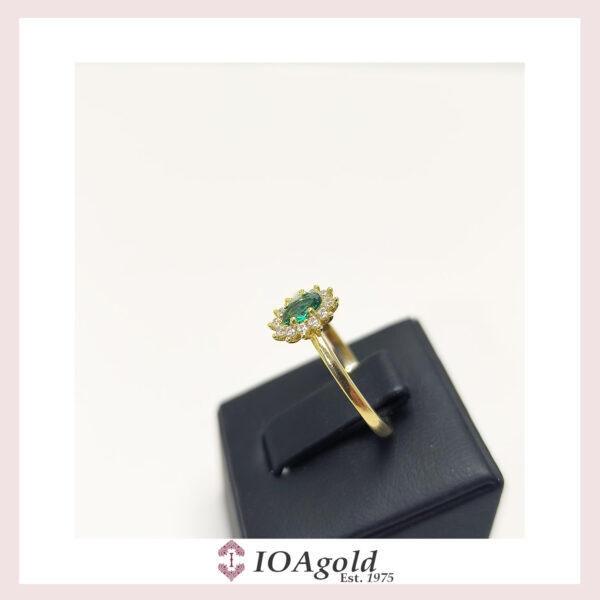 Yellow gold 14k Rosetta ring – M.DA.RI.3
