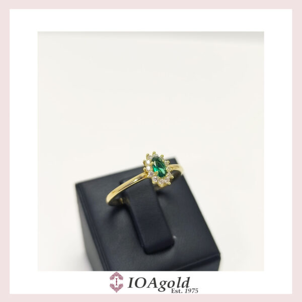 Yellow gold 14k Rosetta ring – M.DA.RI.3