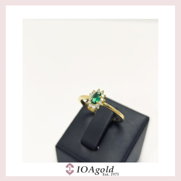 Yellow gold 14k Rosetta ring – M.DA.RI.3