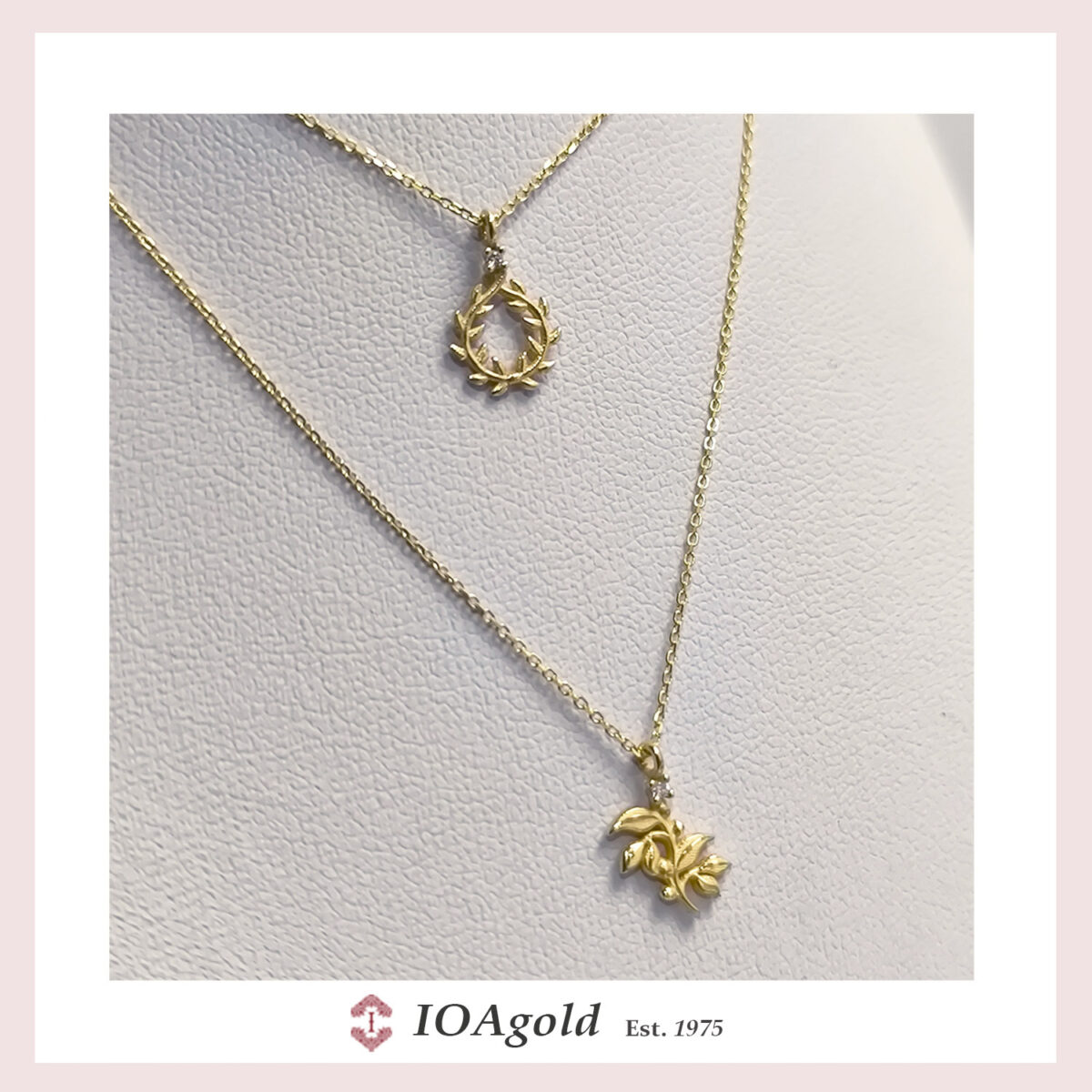 Olive branch necklaces