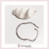 aim-silver bracelet Infinity link with zirconia stones b