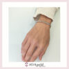 aim-silver bracelet cuban light c