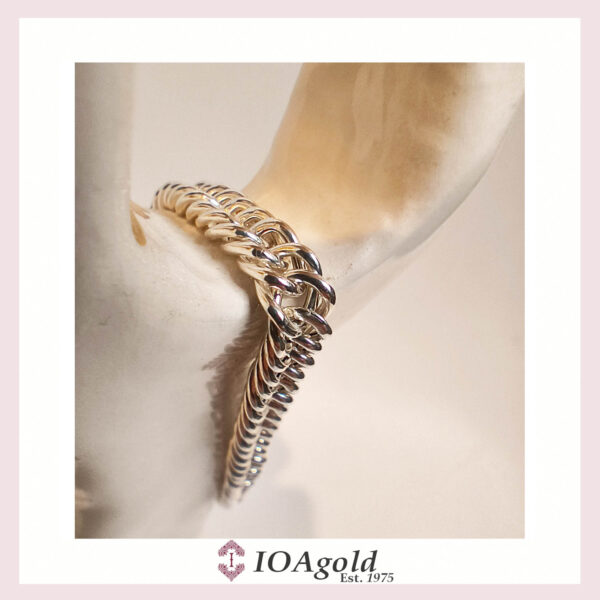 Cuban double links fashion bracelet