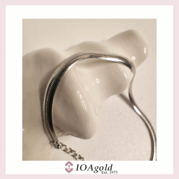 Silver fashion bracelet – Snake