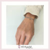 aim-silver bracelet snake c