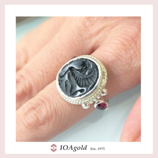 Sphinx of Naxos Silver ring