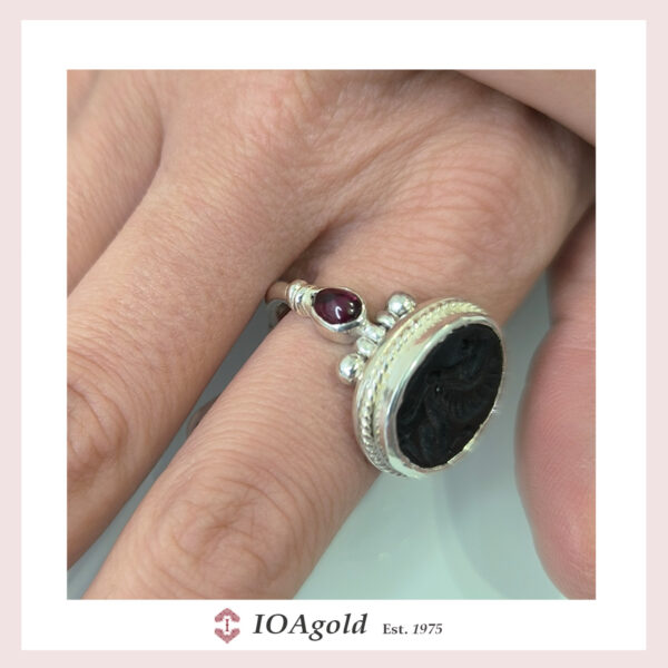 Sphinx of Naxos Silver ring