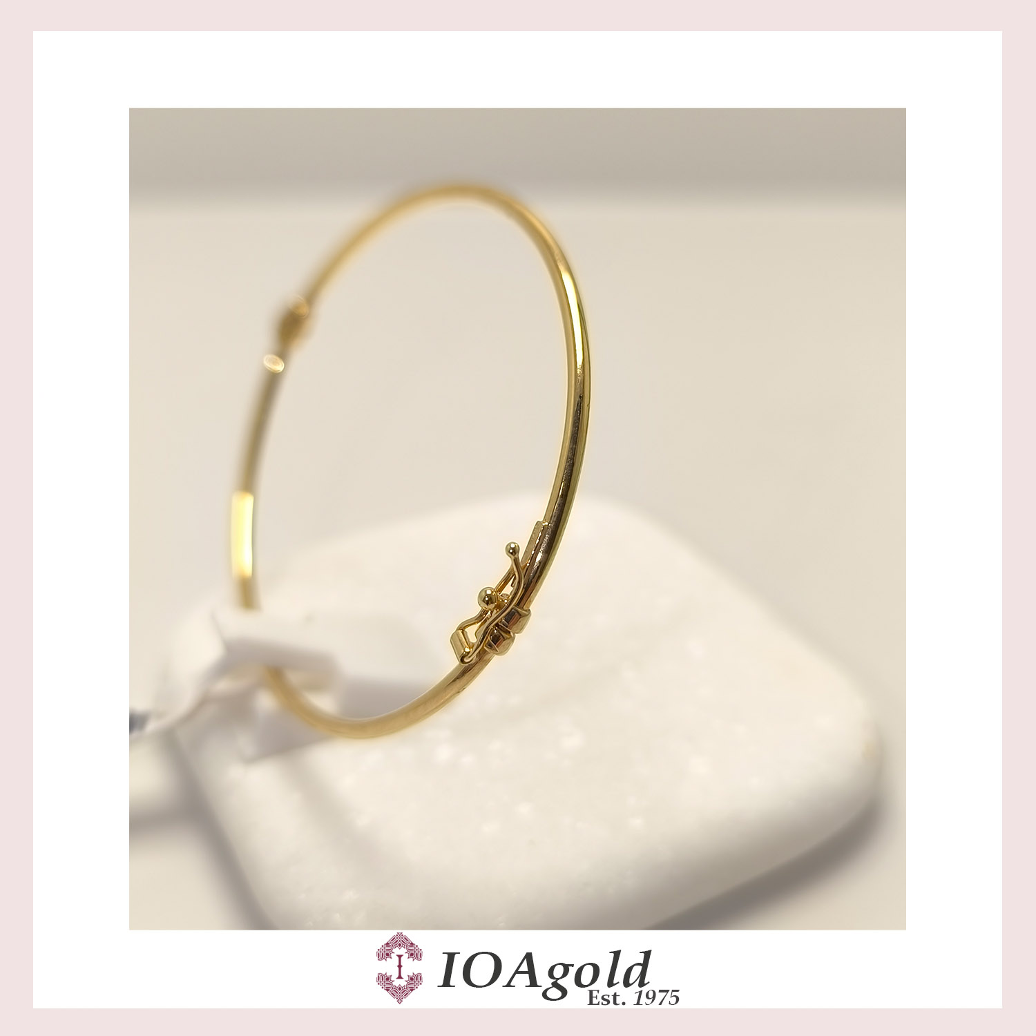 ioa-gold 14k cuff – minimal gold b