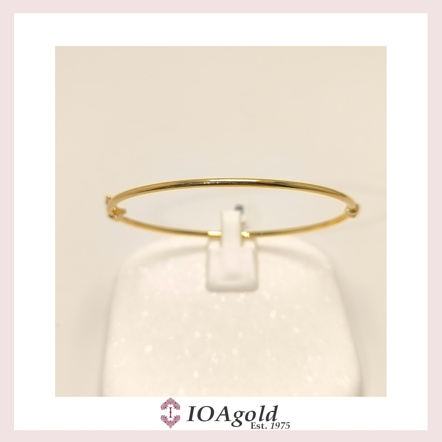 ioa-gold 14k cuff – minimal gold c