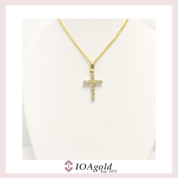 Gold cross 14k – ioa12 .yg14