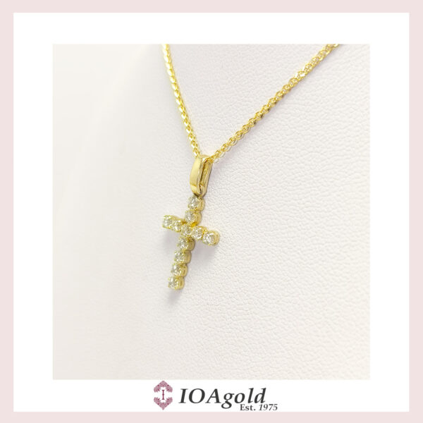 Gold cross 14k – ioa12 .yg14