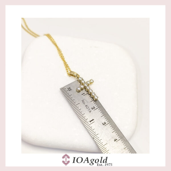Gold cross 14k – ioa12 .yg14