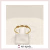 petit ring 3 parts -Brown stones c petit ring 3 parts -Brown stones c