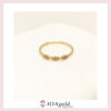 petit ring 3 parts -Brown stones e petit ring 3 parts -Brown stones e