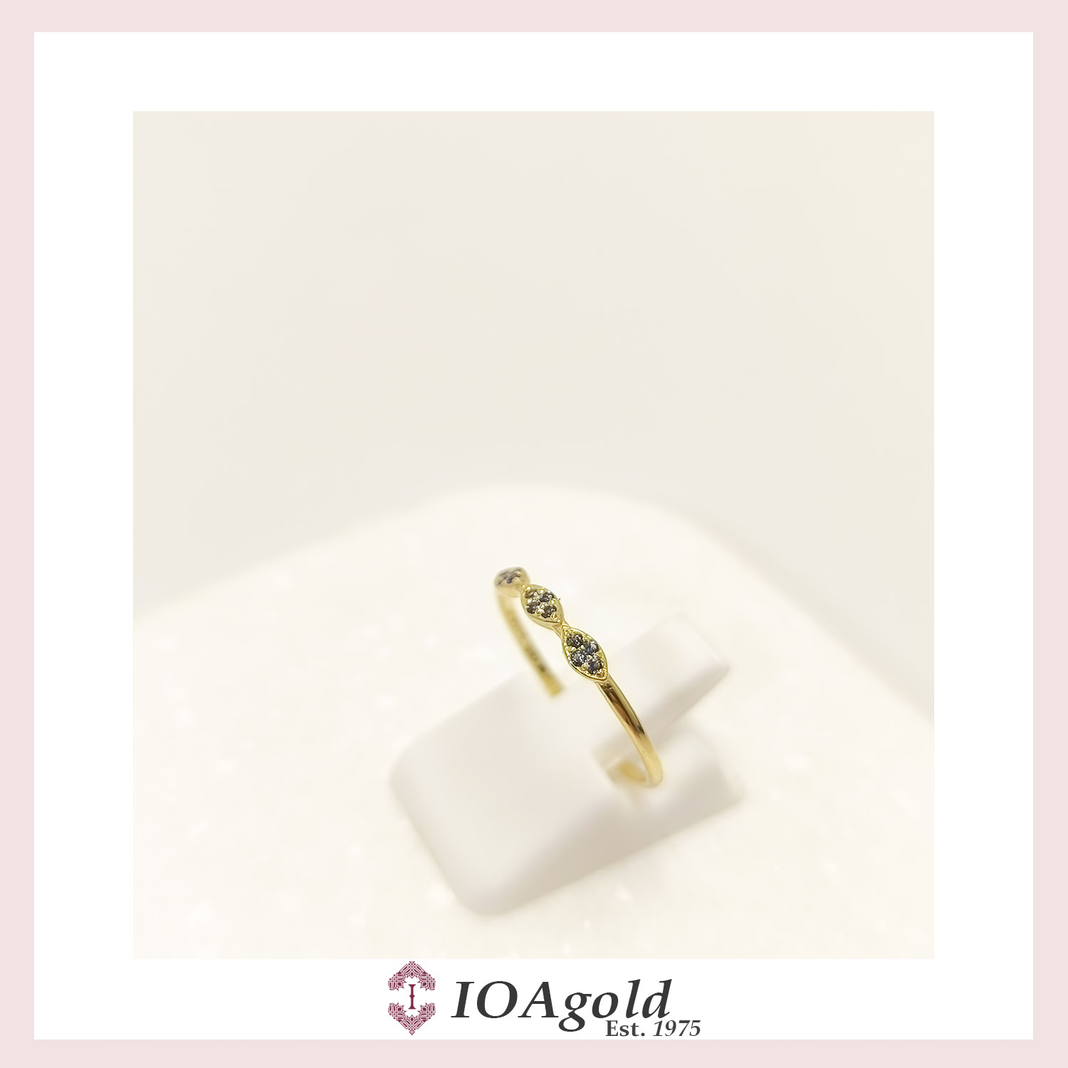 petit ring 3 parts -Dark Blue d