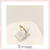 petit ring 3 parts -White stones b