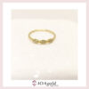petit ring 3 parts -White stones d