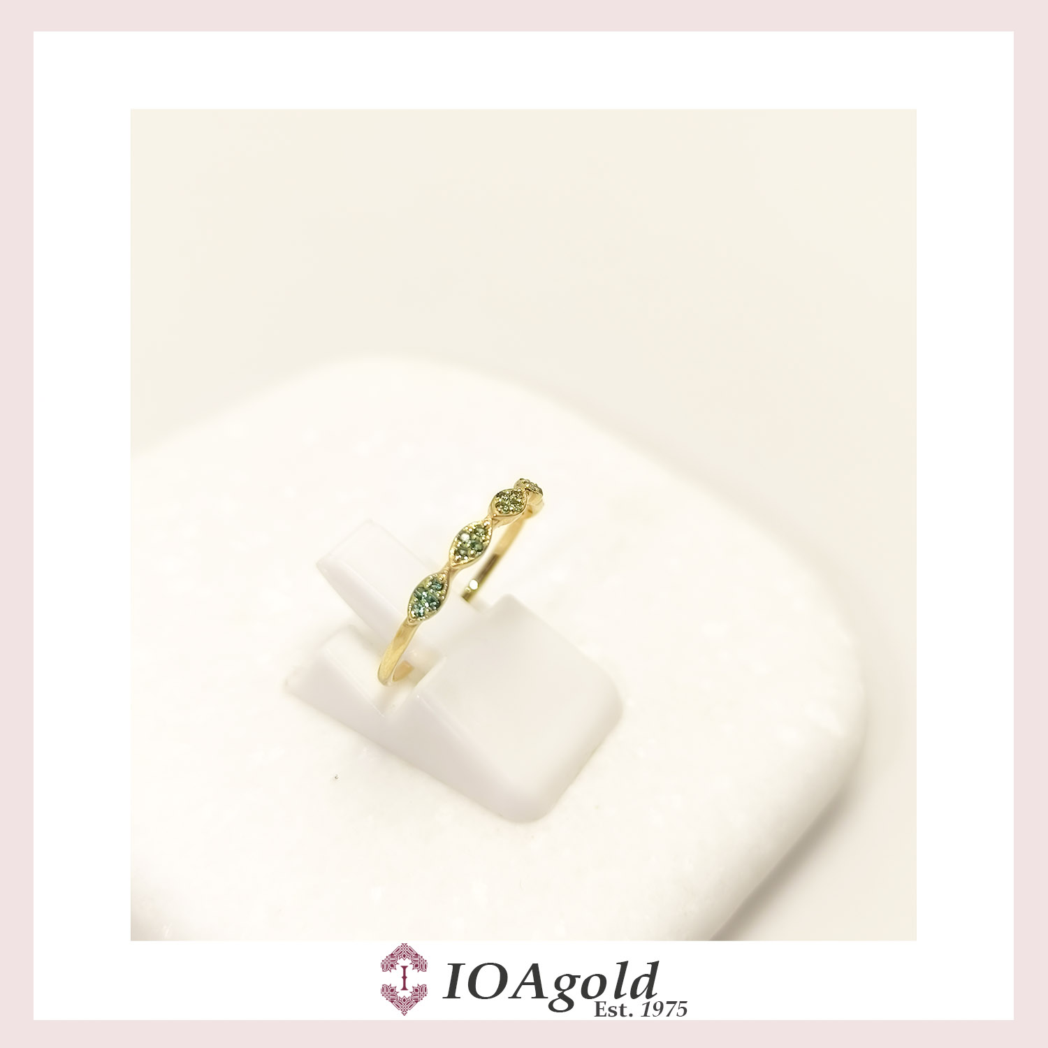 petit ring 5 parts -Green a