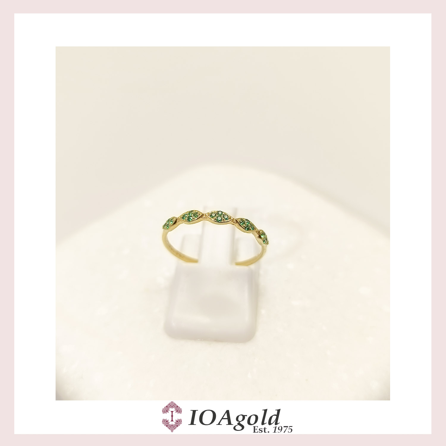 petit ring 5 parts -Green b