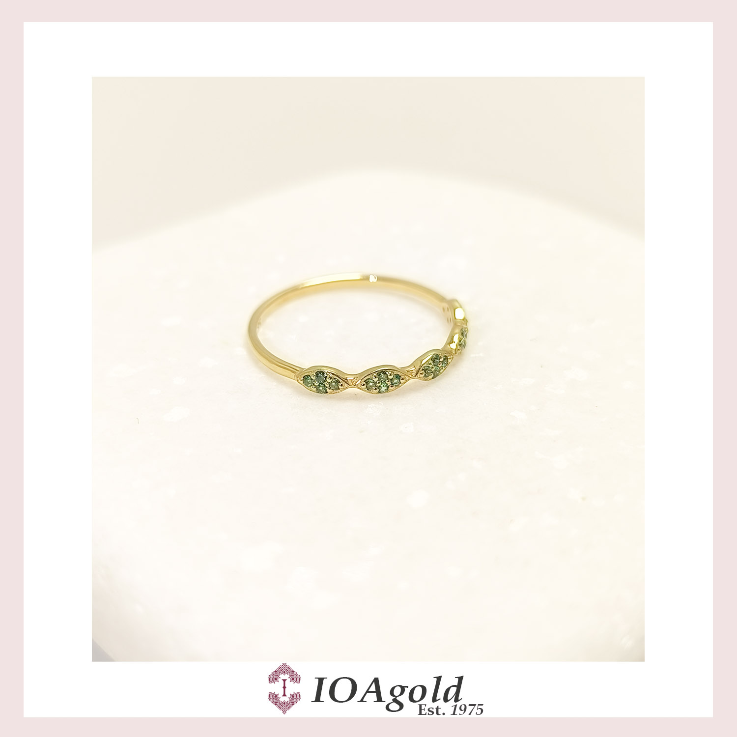 petit ring 5 parts -Green c