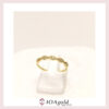 petit ring 5 parts -White stones b petit ring 5 parts -White stones b