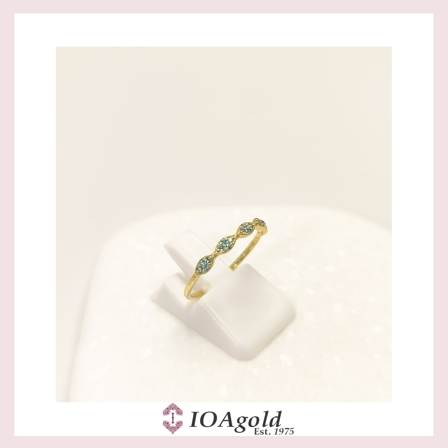 petit ring 5 parts -light Blue c