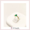 petit ring Green oval + 4 parts white b petit ring Green oval + 4 parts white b