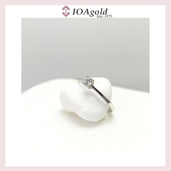 White gold 14κ proposal ring-M.R.DA-1