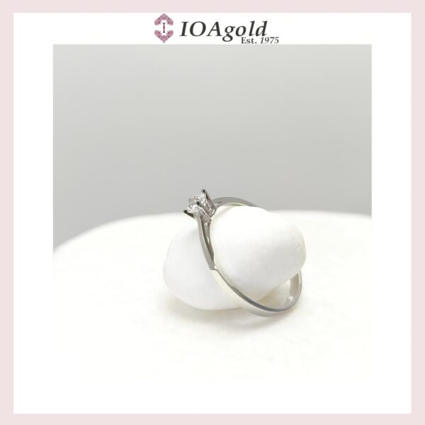 White gold 14κ proposal ring-M.R.DA-1