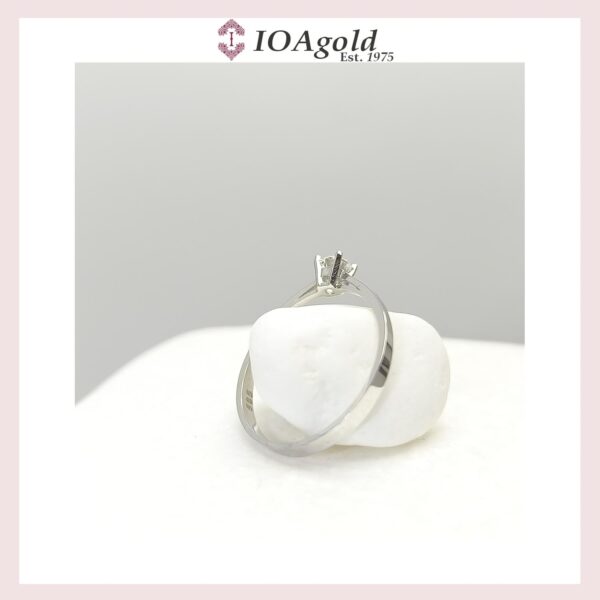 White gold 14κ proposal ring-M.R.DA-1