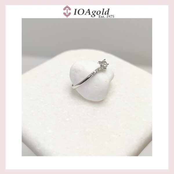 White gold 14κ proposal ring-M.R.DA-2