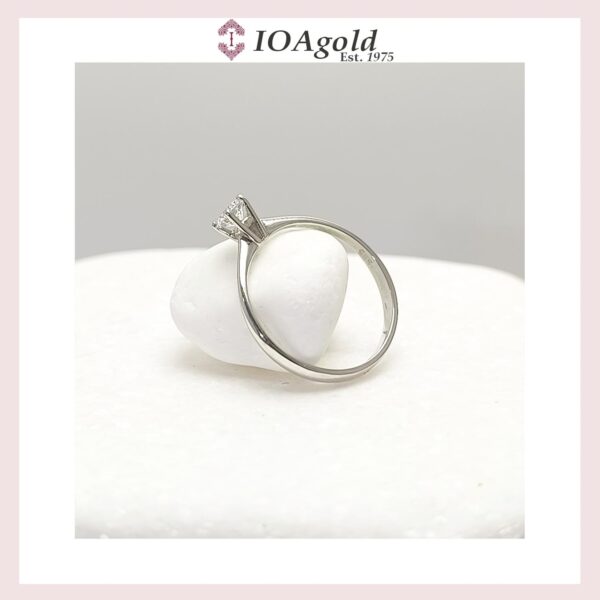 White gold 14κ proposal ring-M.R.DA-3