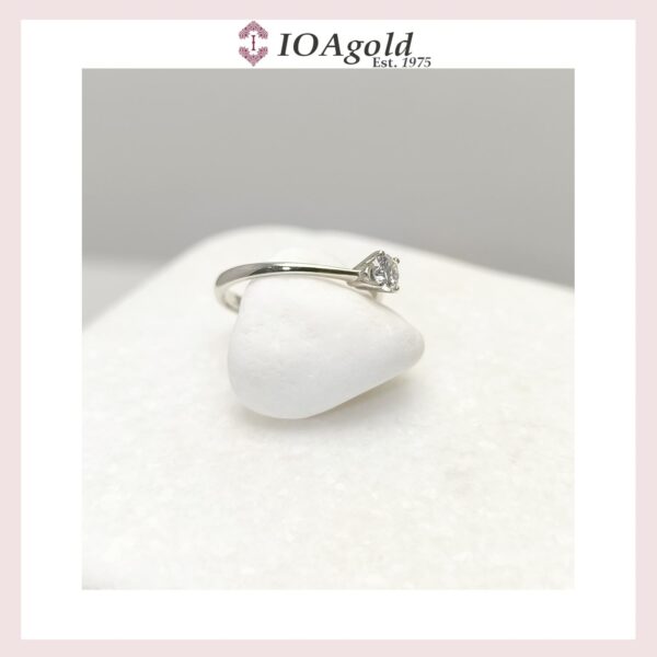 White gold 14κ proposal ring-M.R.DA-3