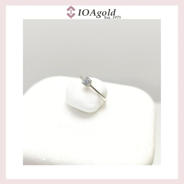 White gold 14κ proposal ring-M.R.DA-4