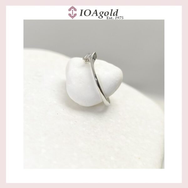 White gold 14κ proposal ring-M.R.DA-6