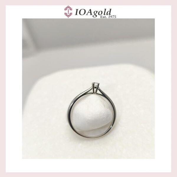 White gold 18κ proposal ring-M.R.DA-8