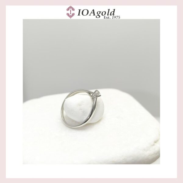 White gold 18κ proposal ring-M.R.DA-8