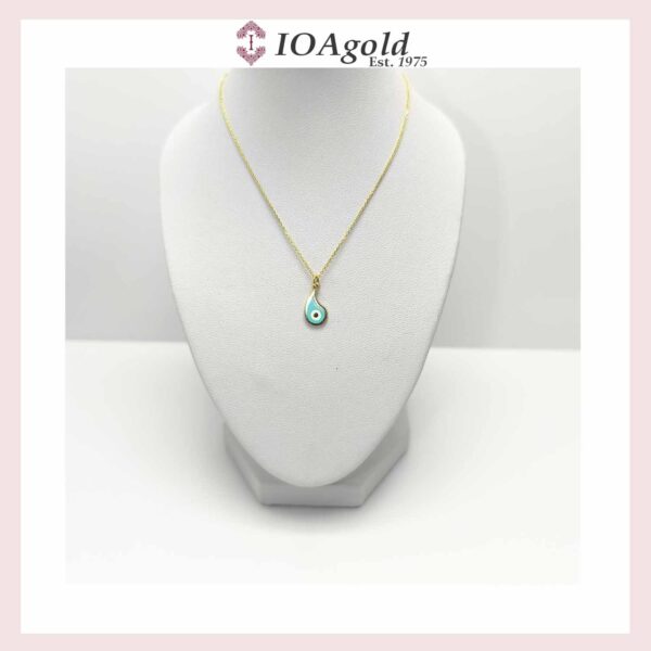 Evil Eye ”Mati” gold pendant – Eye3