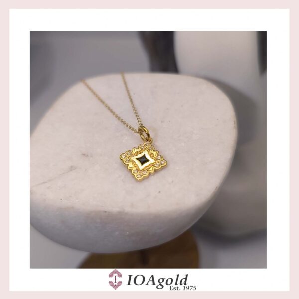 Gold pendant – Psw1.b-black