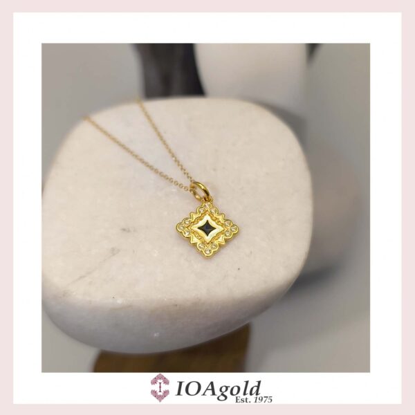 Gold pendant – Psw1.b-black