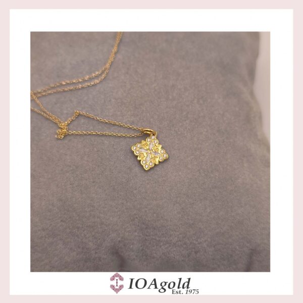Gold pendant – Psw3.b-white