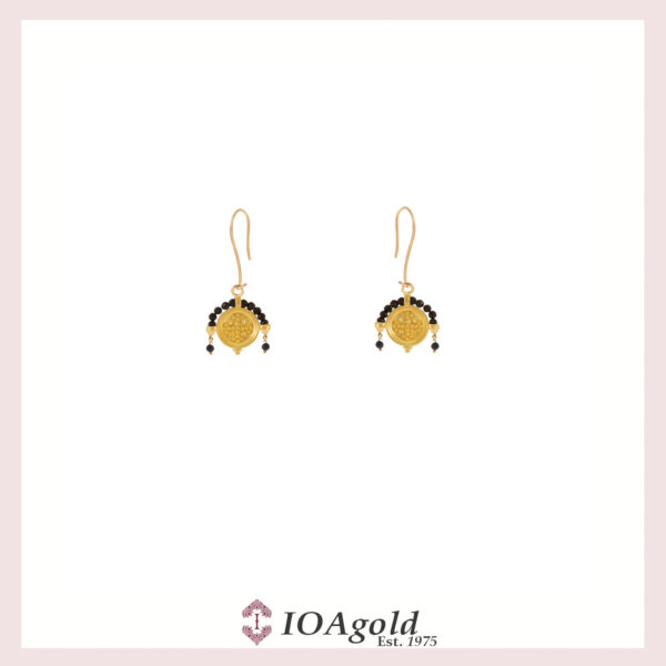 Christian Byzantium pendant/earrings ”Constantinato” – gold 14k -sku No167